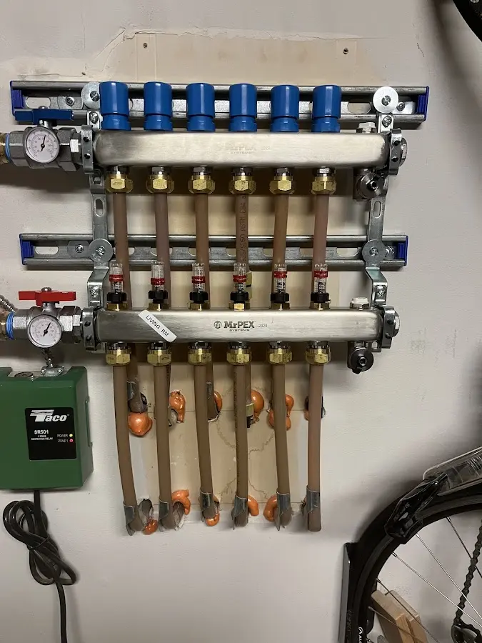 Plumber performing Leak Detection at a residential property in Loomis